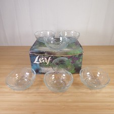 Ravenhead Glass LEAF Set Of 6