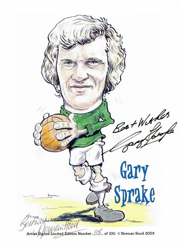Gary sprake hand signed - gary,
