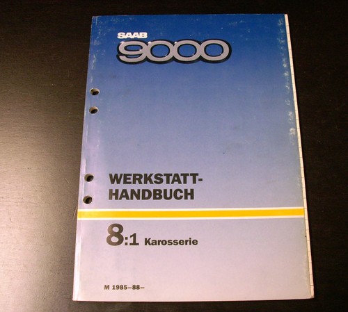 Workshop manual saab - manual, body