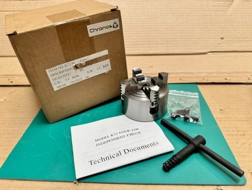 New 80mm jaw independent - new, 4