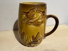 SylvaC mug cup duck shooting  number 3226 orange brown