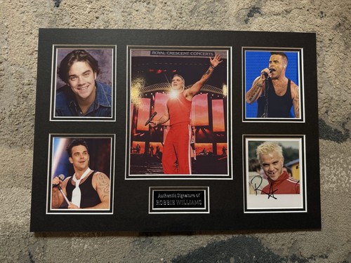 Robbie williams signed montage - williams,