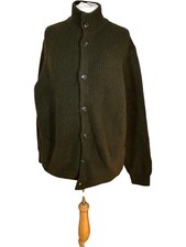 M&S Wool Blend Button Up Olive