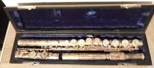 RARE, VINTAGE MERCURY USA ORCHESTRAL SILVER PLATED FLUTE c1970s +CASE - UNTESTED