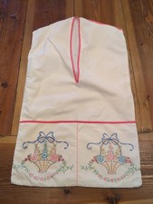 Vintage Embroidery Laundry Bag