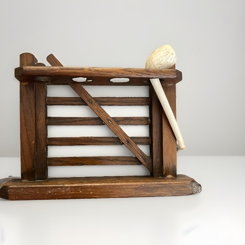 Vintage gate pipe rack - vintage,