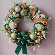 Christmas Bauble Wreath In