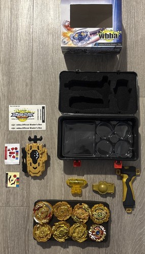 8pcs golden beyblade - beyblade, gyro