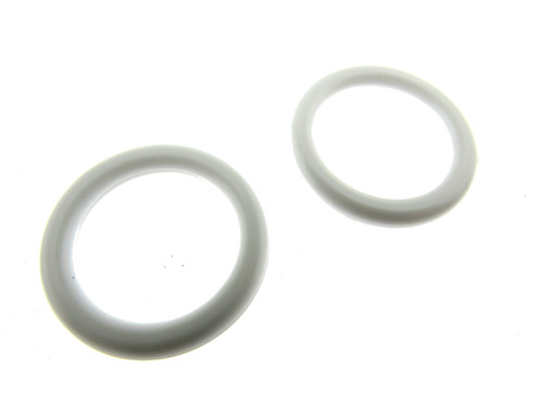 White plastic roman - white,