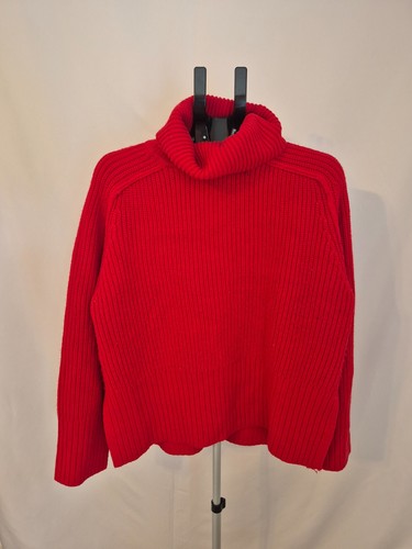 Zara size red - red, turtleneck