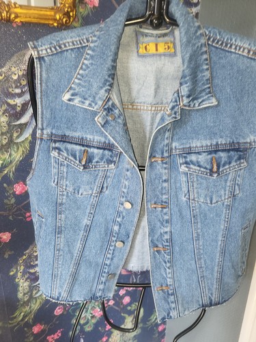 Denim waistcoat ladies - waistcoat, size
