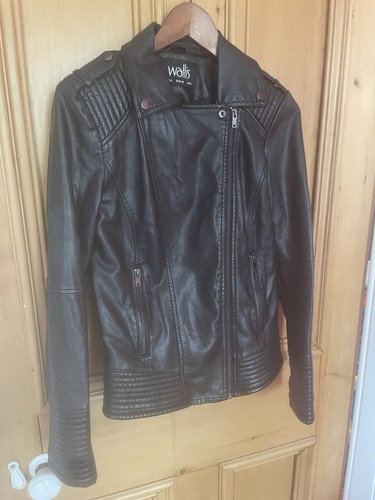 Wallis faux leather - leather, biker