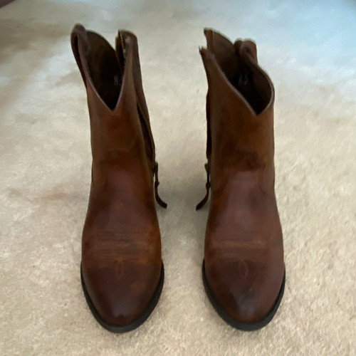 Womens brown leather ankle - womens,