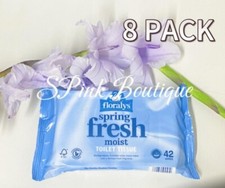 Floralys Spring Fresh Moist Toilet Tissue 42wipes×8 - Biodegradable [8 PACK]