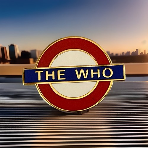 The who enamel - who, pin