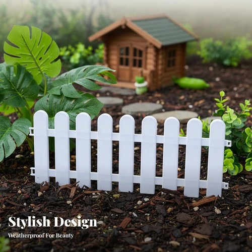 Plastic garden fence - plastic, easy