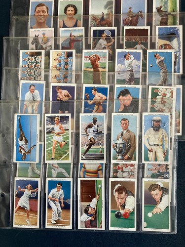 Cigarette cards champions - cigarette,