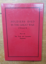 Soldiers Died in the Great War