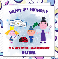 Personalised Ben And Holly's Little Kingdom Birthday Card Niece Nephew Son /OS