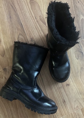 Girls size black - girls, leather
