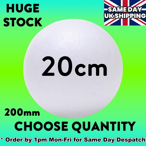 20cm 200mm polystyrene - 20cm, balls
