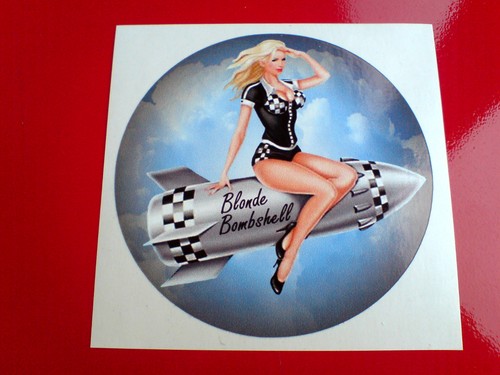 Blonde bombshell model - car, hot