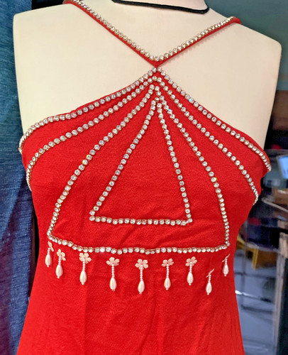 Jean varon 70s vintage red - 70s,
