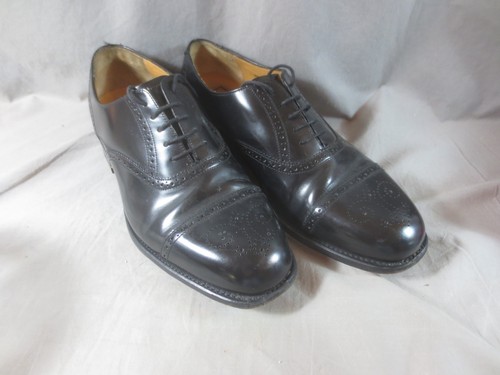 Barker men black brogue - barker,