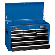 DRAPER Tool Chest, 9 Drawer, 26", Blue [14910]