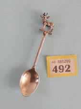 Souvenir Collector Spoon   Stag Model On Top