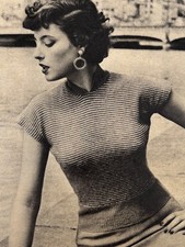 Vintage 1950 Knitting Pattern