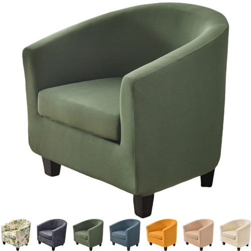 Printed club chair slip cover - slip,