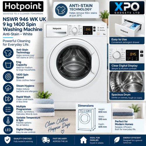 Hotpoint nswr 946 9kg - 946,