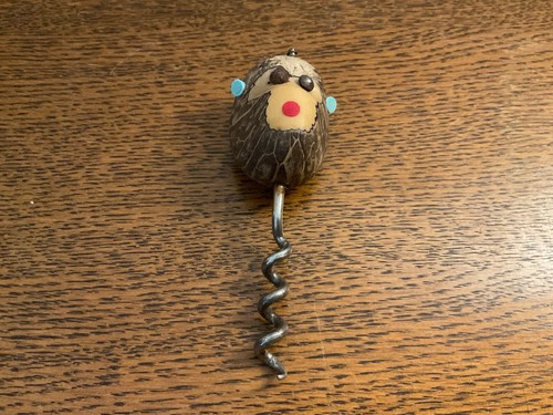 Vintage monkey tagua nut - monkey,
