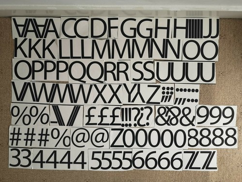 Black 9cm vinyl stickers - vinyl,