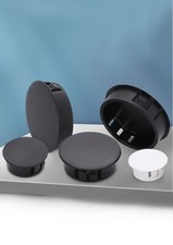 Round Plastic Black Blanking