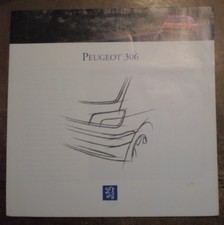 PEUGEOT 306 orig 1993 French Mkt Large Format Sales Brochure Depliant