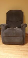 riser recliner chair, dual motor, blue, good condition 