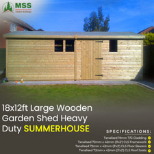 18FT X 12FT LARGE WOODEN