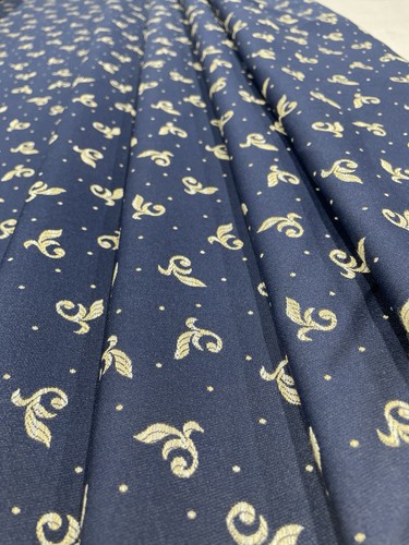 Navy blue gold fleur de - blue, fleur-de-lis
