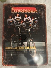 Metal Print Kuwahara BMX Retro