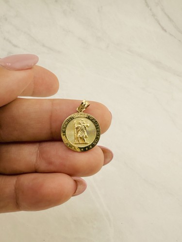 10k solid gold saint - 10k,