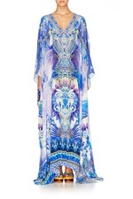 Camilla Heartbeats Drumbeats Split Front & Sleeve Kaftan One Size