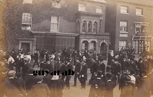 Funeral procession horse - procession, in