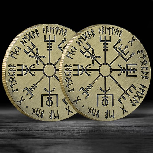 Viking rune commemorative coin - rune,