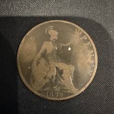 1899 Queen Victoria One Penny