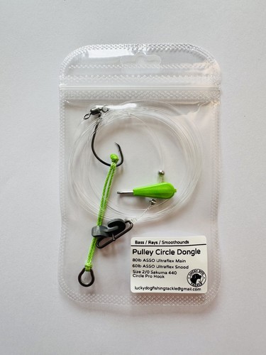 Pulley dongle circle - hook, sea