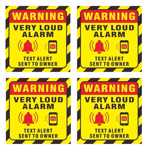 Alarm warning stickers - 30,