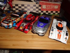 SCALEXTRIC 4 X TEAM GT LIGHTNING & ENDURANCE CARS, INFINITE FIRE, AIR 9.8, TOKO