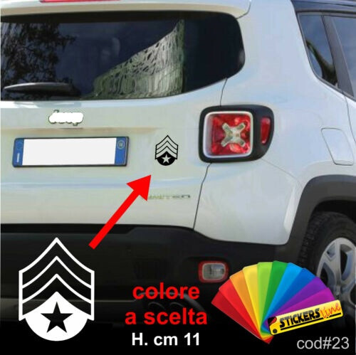 Rear sticker for jeep renegade - rear,